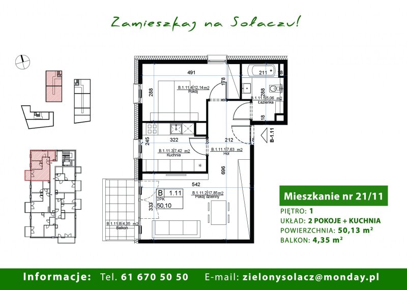 Zielony Sołacz Tarasy - Ostatnie Wolne Mieszkanie