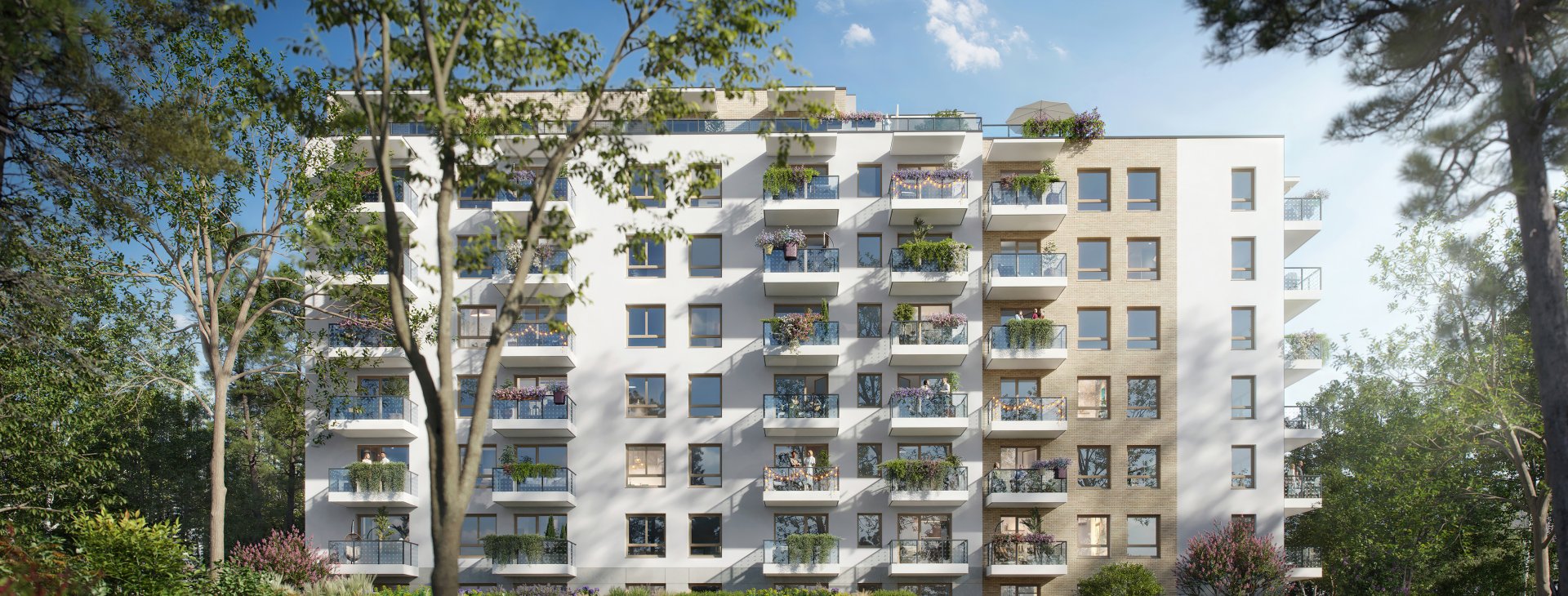 Wizualizacja budynku osiedla Kusocińskiego